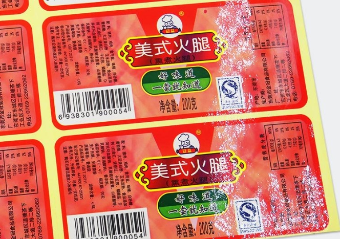 解鎖食品不干膠標簽定制流程全解析